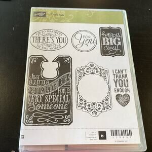 Stampin’ Up! Chalk Talk wooden block set